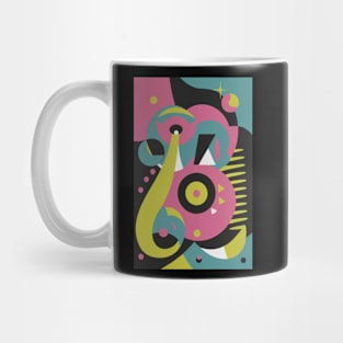 Abstract Geometric Colourful Artwork Design Mug